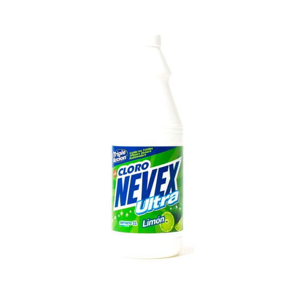 Cloro Nevex Ultra Limón – Triple Acción (1 Litro)